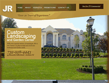 Tablet Screenshot of jrcustomlandscaping.com